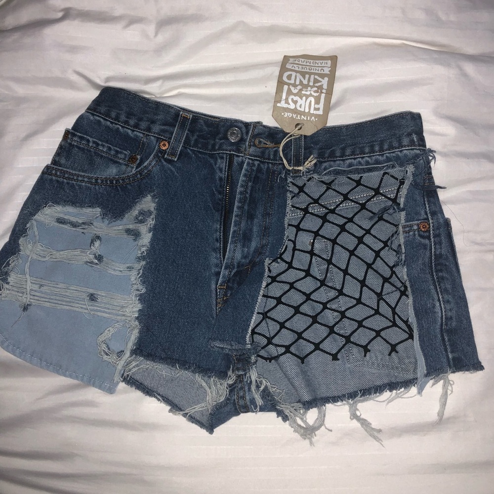 LF FURST OF A KIND FISHNET SHORTS